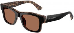 Gafas de Sol - Dolce & Gabbana - DG4515 - 341773  BLACK ON HAVANA RED // DARK BROWN