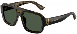 Gafas de Sol - Dolce & Gabbana - DG4516 - 34049A BLACK ON HAVANA YELLOW // DARK GREEN POLARIZED