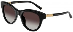 Gafas de Sol - Dolce & Gabbana - DG4518 - 501/8G BLACK // GREY GRADIENT