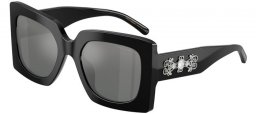 Gafas de Sol - Dolce & Gabbana - DG4525B - 501/88 BLACK // GREY GRADIENT SILVER MIRROR