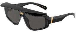 Gafas de Sol - Dolce & Gabbana - DG6177 - 501/87 BLACK // DARK GREY