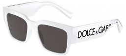 Gafas de Sol - Dolce & Gabbana - DG6184 - 331287  WHITE // DARK GREY