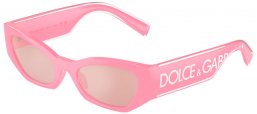 Sunglasses - Dolce & Gabbana - DG6186 - 3262/5  PINK // LIGHT PINK MIRROR SILVER