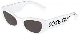 Gafas de Sol - Dolce & Gabbana - DG6186 - 331287  WHITE // DARK GREY