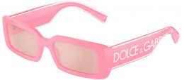 Gafas de Sol - Dolce & Gabbana - DG6187 - 3262/5 PINK // LIGHT PINK MIRROR SILVER