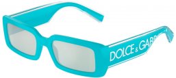 Gafas de Sol - Dolce & Gabbana - DG6187 - 334665  AZURE // LIGHT BLUE MIRROR SILVER