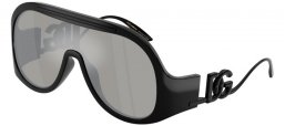 Gafas de Sol - Dolce & Gabbana - DG6202 - 501/6G BLACK // LIGHT GREY SILVER MIRROR