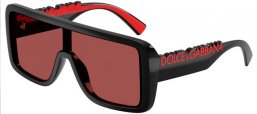Gafas de Sol - Dolce & Gabbana - DG6204 - 501/75 BLACK // DARK VIOLET