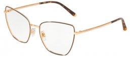 Monturas - Dolce & Gabbana - DG1314 - 1320 GOLD MATTE BROWN