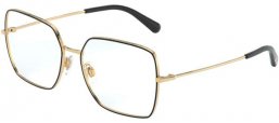 Lunettes de vue - Dolce & Gabbana - DG1323 - 1334 GOLD BLACK