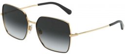 Gafas de Sol - Dolce & Gabbana - DG2242 - 13348G GOLD BLACK // GREY GRADIENT