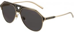 Sunglasses - Dolce & Gabbana - DG2257 - 133487 GOLD BLACK MATTE // GREY