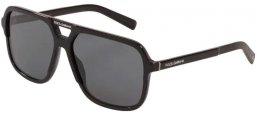 Sunglasses - Dolce & Gabbana - DG4354 - 193481 BLACK // GREY POLARIZED