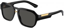 Lunettes de soleil - Dolce & Gabbana - DG4464 - 501/87 BLACK // DARK GREY