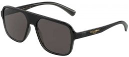 Sunglasses - Dolce & Gabbana - DG6134 - 325787 TRANSPARENT GREY BLACK // GREY