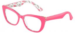 Gafas Junior - Dolce & Gabbana Junior - DX3357 - 3408  PINK ON PINK FLOWERS