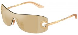 Lunettes Junior - Dolce & Gabbana Junior - DX2001 - 02/6E  GOLD // LIGHT BROWN MIRROR GOLD