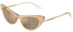 Lunettes Junior - Dolce & Gabbana Junior - DX4008 - 31035A  GLITTER GOLD // BROWN MIRROR GOLD