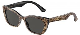 Gafas Junior - Dolce & Gabbana Junior - DX4427 - 316387  LEOPARD BROWN ON BLACK // DARK GREY