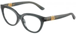 Lunettes Junior - Dolce & Gabbana Junior - DX5005U - 3241  GLITTER BLACK