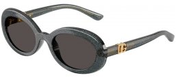 Lunettes Junior - Dolce & Gabbana Junior - DX6007U - 324187  GLITTER BLACK // DARK GREY