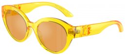 Lunettes Junior - Dolce & Gabbana Junior - DX6010 - 333474  TRANSPARENT YELLOW // ORANGE MIRROR SILVER