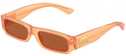 Gafas Junior - Dolce & Gabbana Junior - DX4005 - 344273  TRANSPARENT ORANGE // DARK BROWN