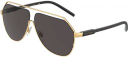Sunglasses - Dolce & Gabbana - DG2266 - 02/87 GOLD // DARK GREY
