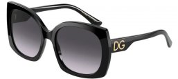 Lunettes de soleil - Dolce & Gabbana - DG4385 - 501/8G BLACK // LIGHT GREY BLACK GRADIENT