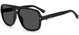 Sunglasses - Dsquared2 - D2 0003/S - 807 (IR) BLACK // GREY BLUE