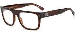 Monturas - Dsquared2 - D2 0036 - EX4 BROWN HORN