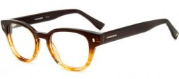 Monturas - Dsquared2 - D2 0057 - EX4 BROWN HORN