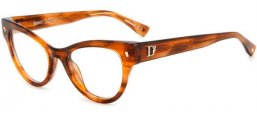 Monturas - Dsquared2 - D2 0070 - EX4 BROWN HORN