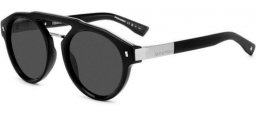 Sunglasses - Dsquared2 - D2 0085/S - 284 (IR) BLACK RUTHENIUM // GREY