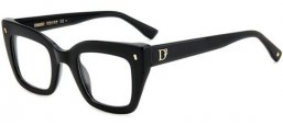 Lunettes de vue - Dsquared2 - D2 0099 - 807 BLACK