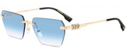 Gafas de Sol - Dsquared2 - D2 0102/S - LKS (ST) GOLD BLUE // AZURE GRADIENT