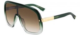 Sunglasses - Dsquared2 - D2 0119/S - 1ED (HA) GREEN // BROWN GRADIENT