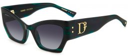 Gafas de Sol - Dsquared2 - D2 0132/S - 6AK (9O) GREEN HORN // DARK GREY GRADIENT