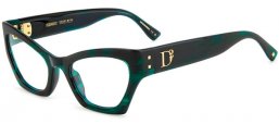 Lunettes de vue - Dsquared2 - D2 0133 - 6AK GREEN HORN