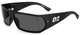 Sunglasses - Dsquared2 - D2 0140/S - 807 (IR) BLACK // GREY