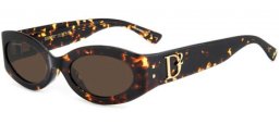 Sunglasses - Dsquared2 - D2 0150/G/S - 086 (70) DARK HAVANA // BROWN