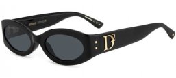 Sunglasses - Dsquared2 - D2 0150/G/S - 807 (IR) BLACK // GREY