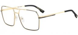 Frames - Dsquared2 - D2 0157 - 0NZ MATTE GOLD BLACK