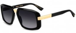 Sunglasses - Dsquared2 - D2 0178/S - 807 (9O) BLACK // DARK GREY GRADIENT