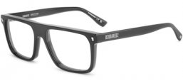 Monturas - Dsquared2 - D2 0182 - 284 BLACK RUTHENIUM