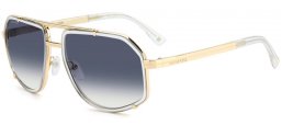 Gafas de Sol - Dsquared2 - D2 0190/S - 900 (08) CRYSTAL // DARK BLUE GRADIENT