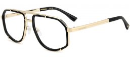 Monturas - Dsquared2 - D2 0191 - 2M2 BLACK GOLD