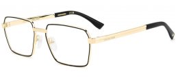Monturas - Dsquared2 - D2 0193 - I46 MATTE BLACK GOLD