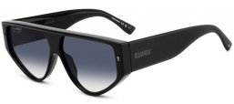 Gafas de Sol - Dsquared2 - D2 0201/S - 807 (08) BLACK // DARK BLUE GRADIENT