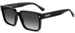Gafas de Sol - Dsquared2 - D2 0202/G/S - 807 (9O) BLACK // DARK GREY GRADIENT